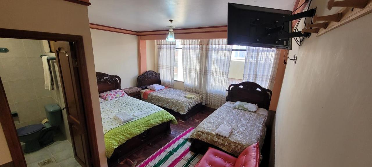 Hostal Sol Y Luna Bed & Breakfast Copacabana  Eksteriør bilde